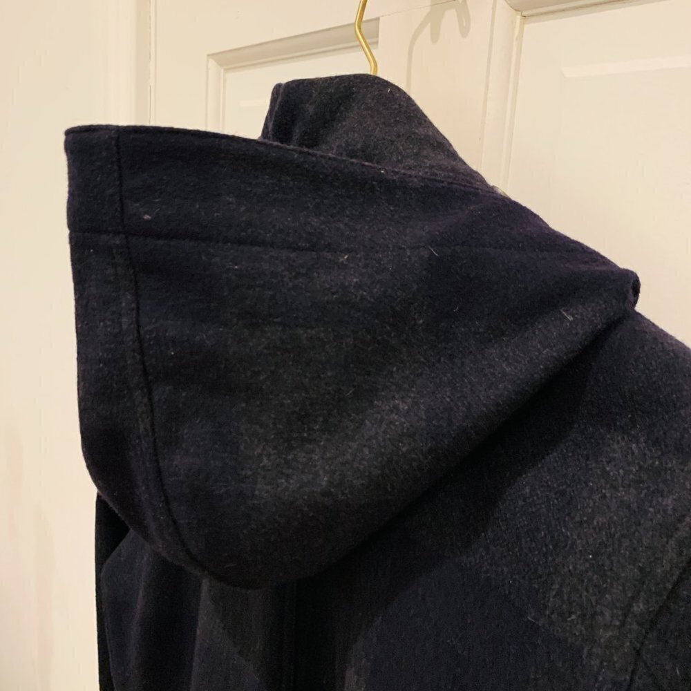 Vintage Burberry Wool Coat Women Size Large - Picture 13 of 16